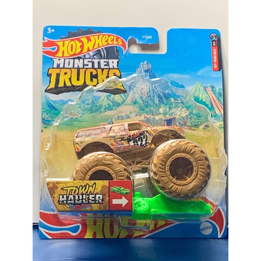 Hot Wheels Monster Trucks Town Hauler 1:64 Scale Die-Cast Toy Vehicle